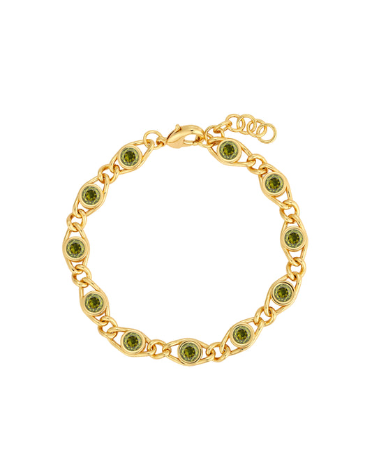 Coralie Peridot Gold