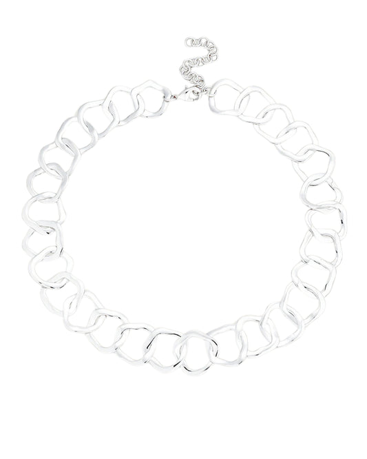 Ringlet Necklace Silver